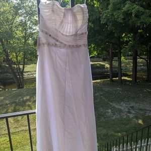 JJ's House Strapless white dress